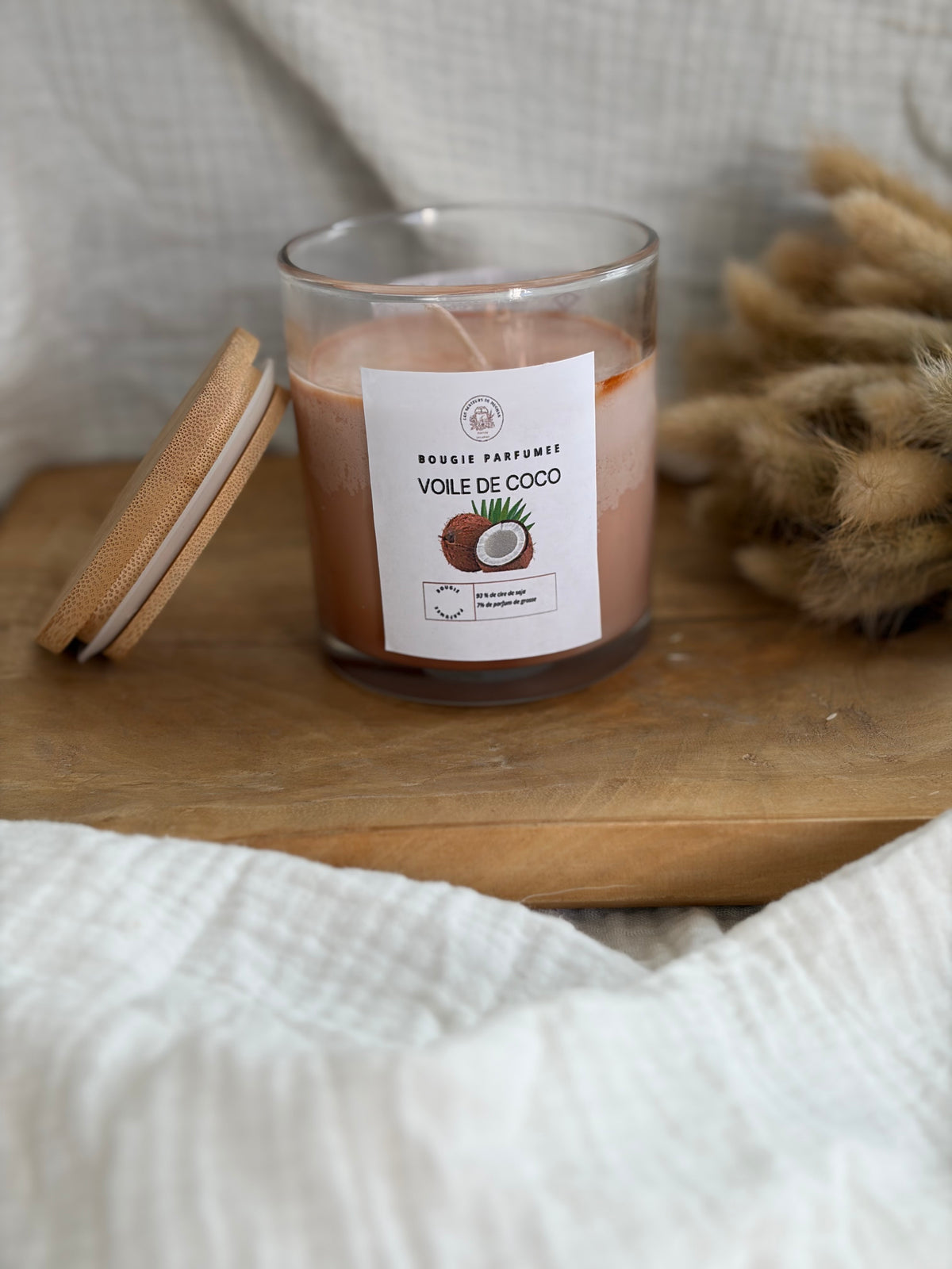 Les bougies artisanales parfumées sucrées