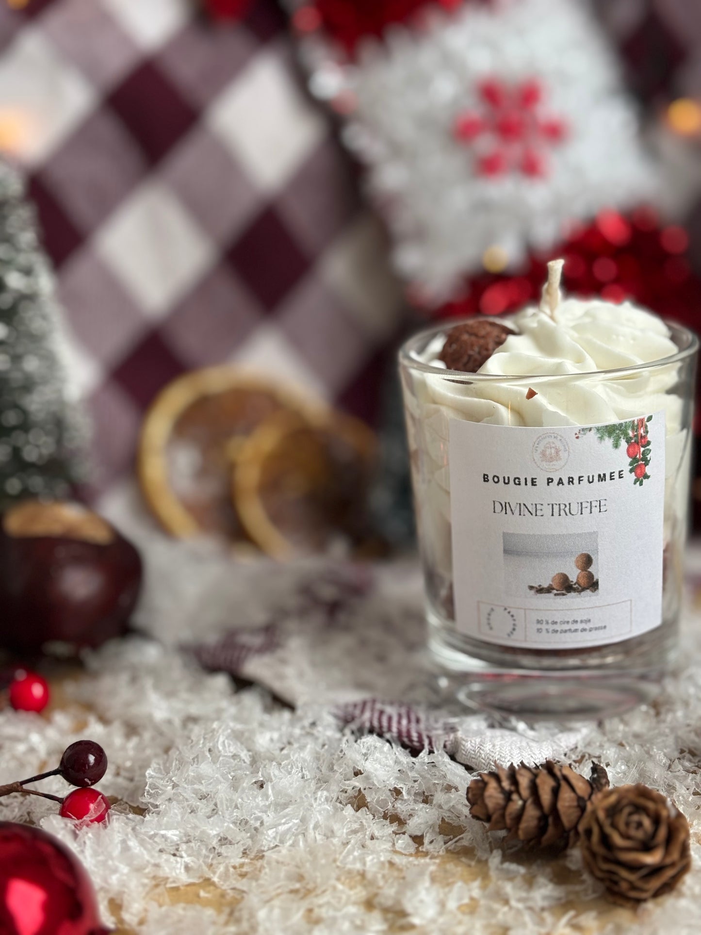 Bougie artisanale Noel 🎁