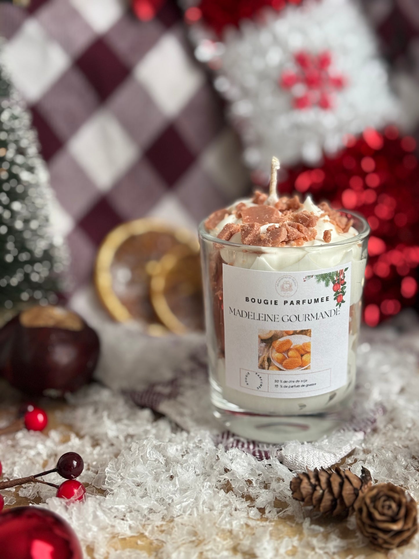 Bougie artisanale Noel 🎁
