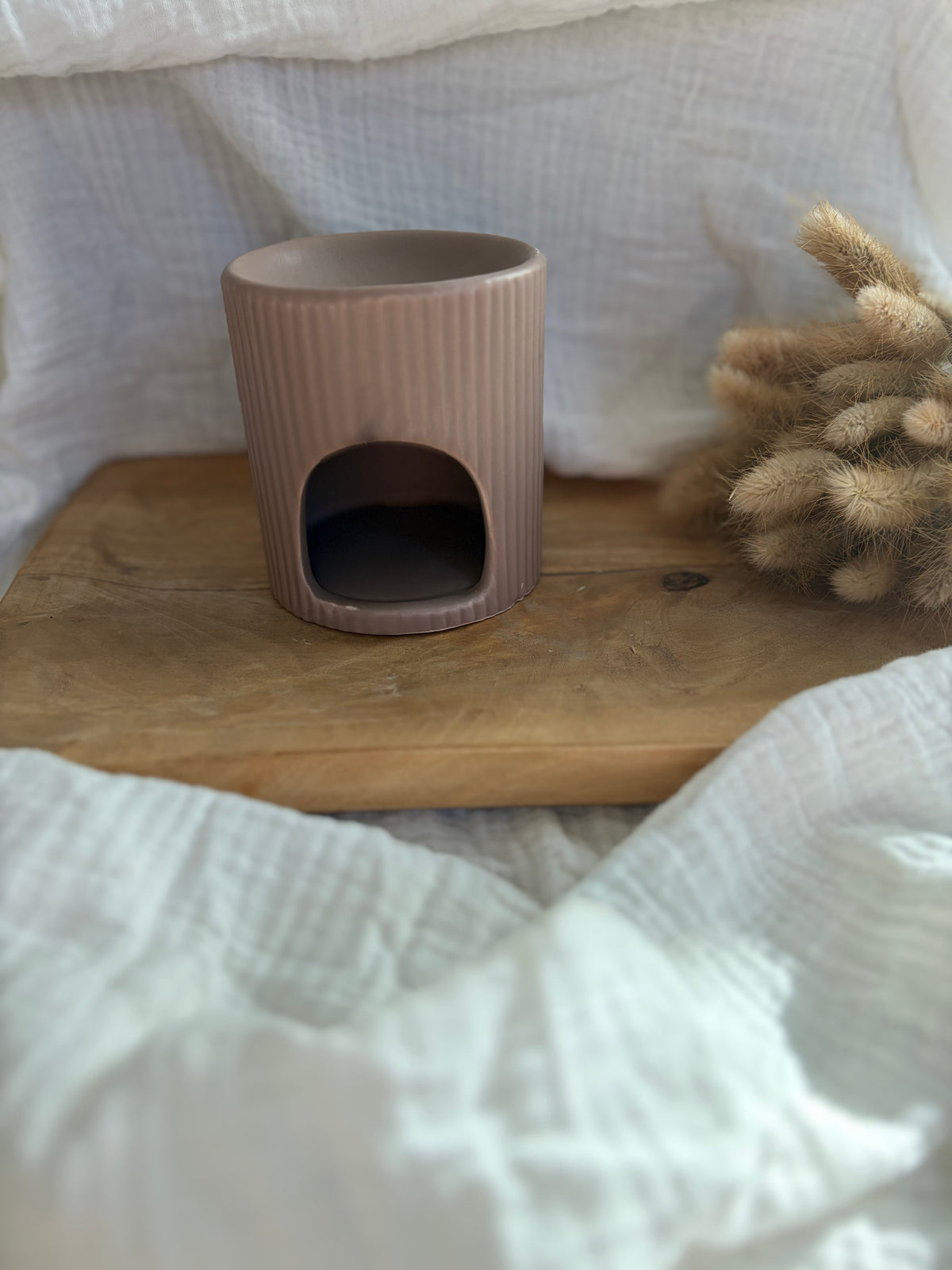 Brûle parfum minimaliste rayés