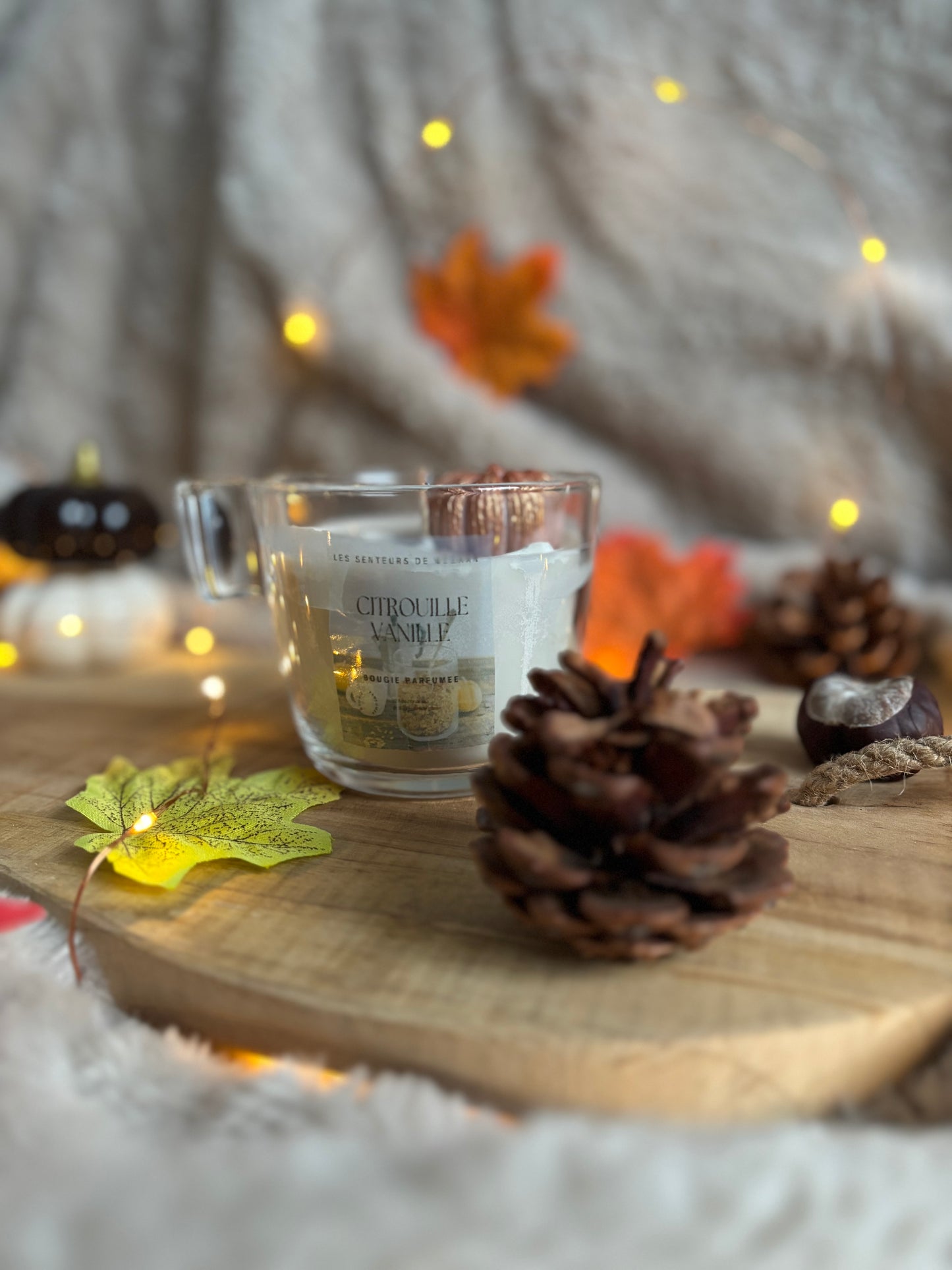 Bougies artisanales automnales 🍂