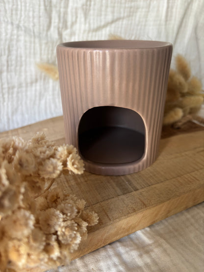 Brûle parfum minimaliste rayés