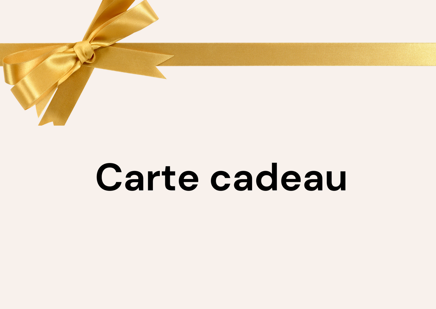 Carte cadeau